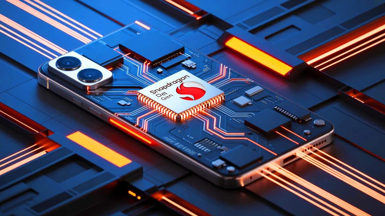 Illustration de la présentation du processeur Snapdragon 8 Elite Gen 5 par Qualcomm.