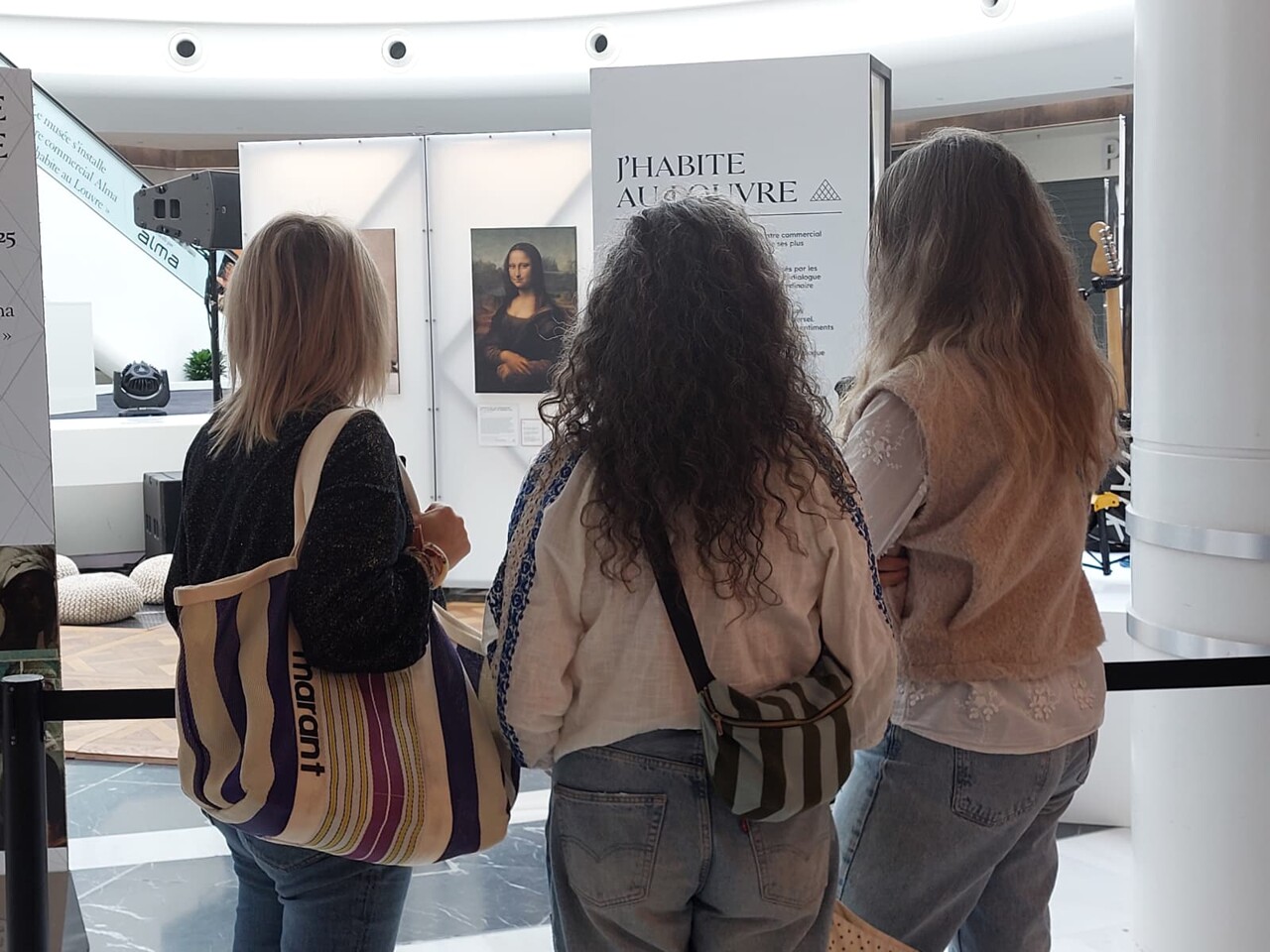 à Rennes, La Joconde exposée dans ce centre commercial