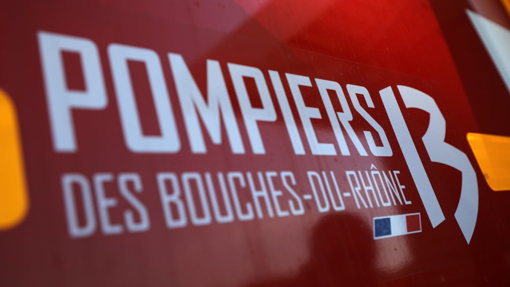 un véhicule en feu à l'entrée de Marseille sur l'A55
