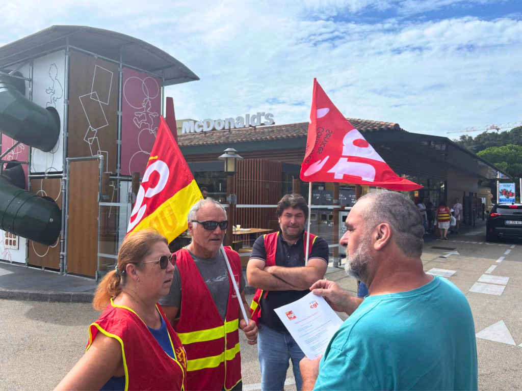 Près de Nice. McDonald's licencie cinq personnes pour avoir manifesté : "Trop c'est trop"