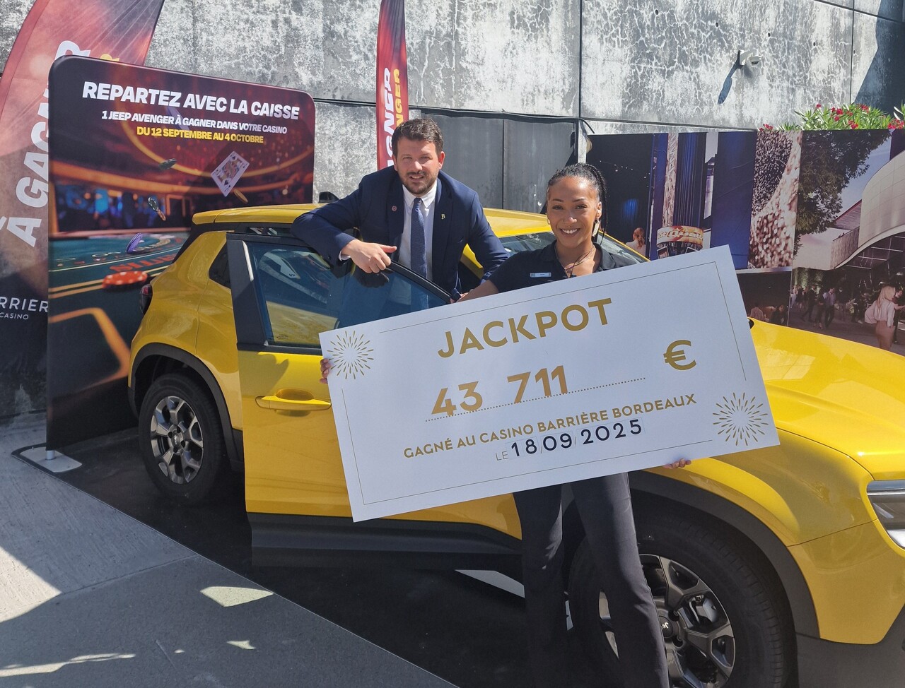 De passage à Bordeaux, il remporte deux jackpots dans la même journée