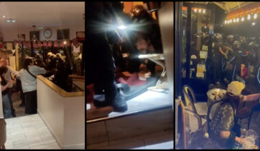 10 septembre : taser et coups de pied servis par la Brav dans un restaurant parisien