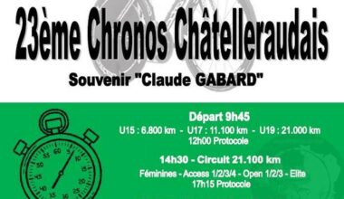 Chrono Châtelleraudais St Sauveur 6 septembre 2025 infos