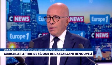 «Les profils dangereux, quand ils sont étrangers, doivent être expulsés», fustige Éric Ciotti