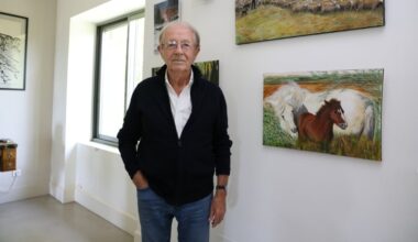 Claude Vulpian, l'homme au demi-siècle d'engagement dans la vie politique à Saint-Martin-de-Crau, expose ses peintures