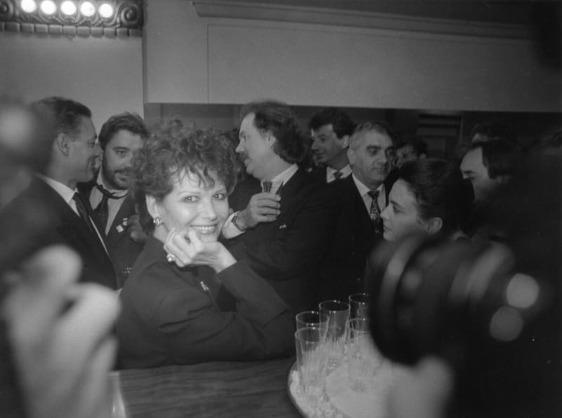 Claudia Cardinale lors de l’avant-première de "Mayrig" à l’Opéra de Marseille, le 25 novembre 1991.