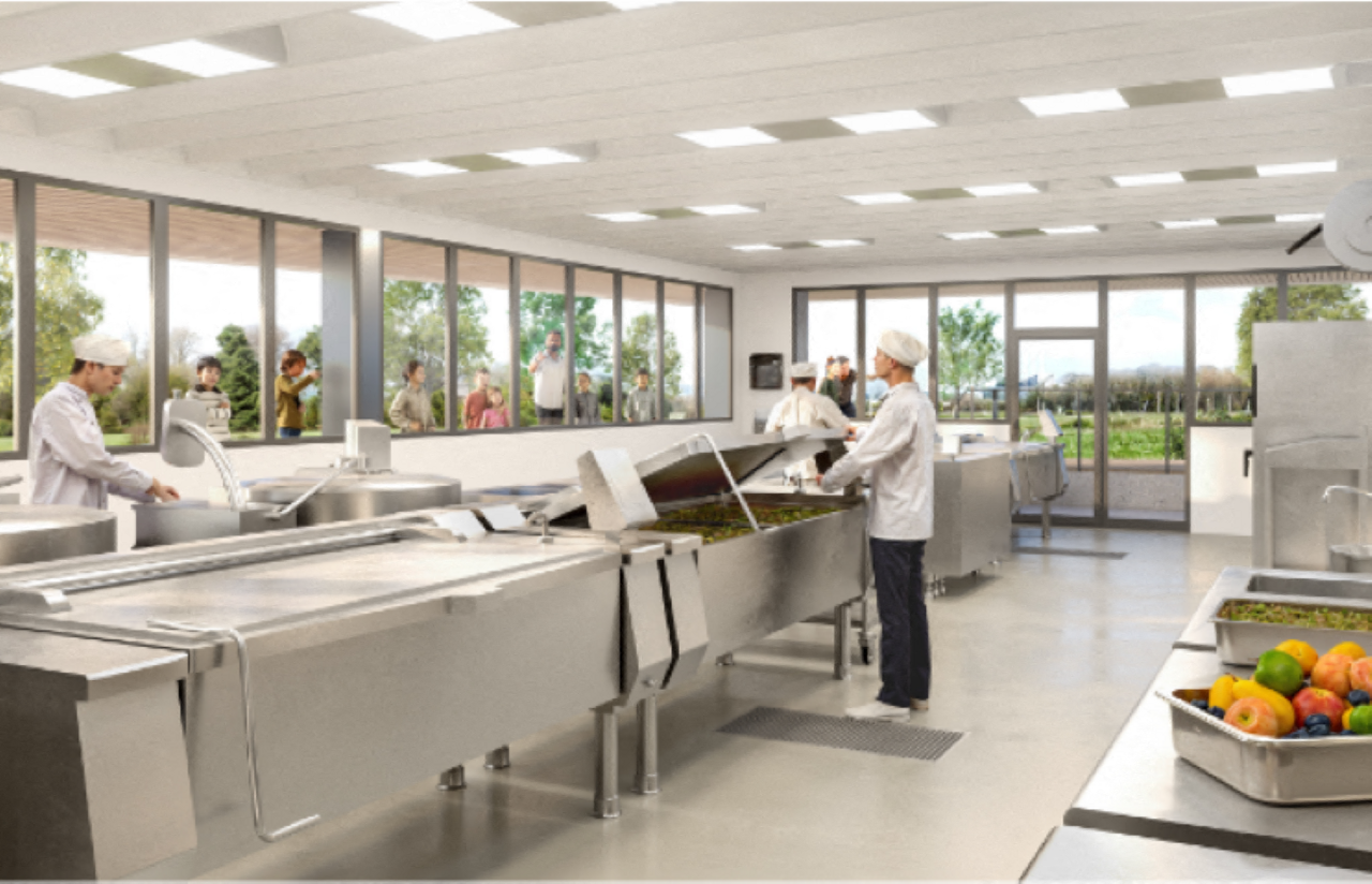 près de Rennes, une nouvelle cuisine centrale va voir le jour