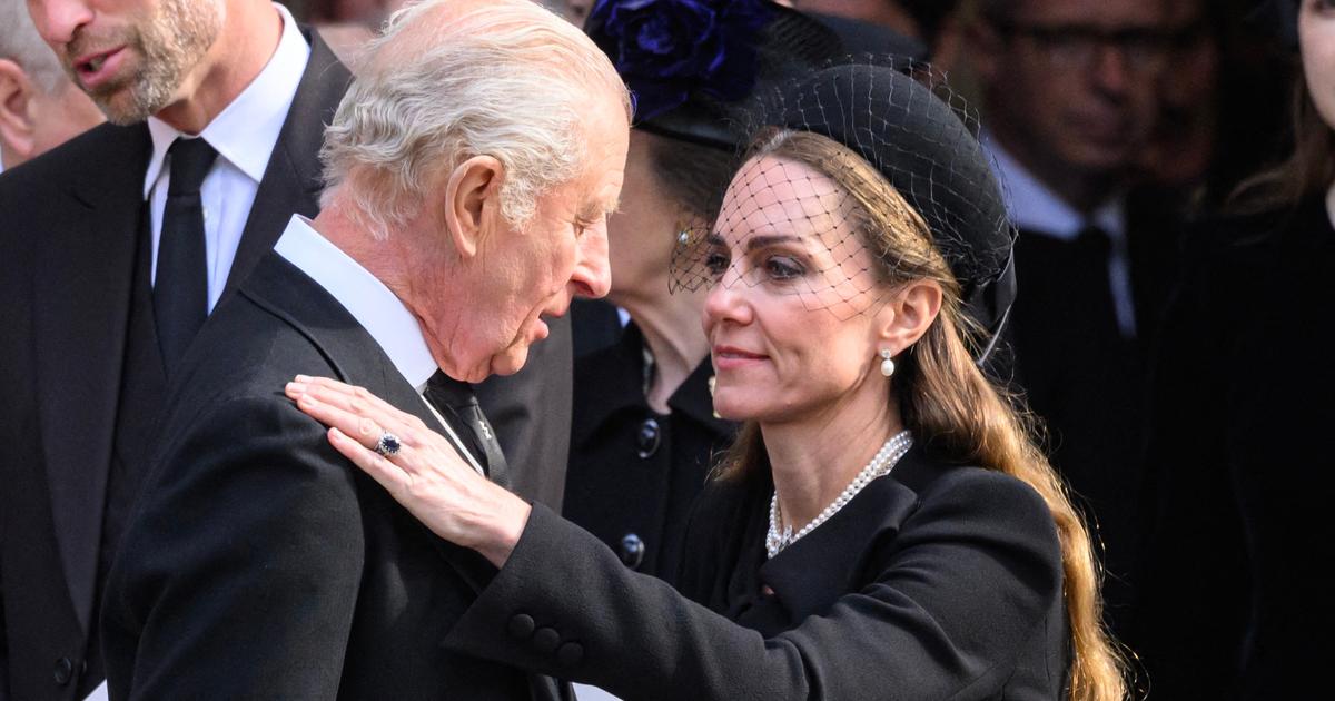 la touchante complicité de Kate Middleton et Charles III lors des funérailles de la duchesse de Kent