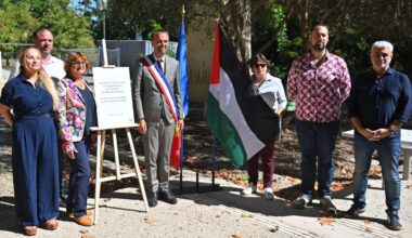 une plaque à Montpellier, un drapeau à Grabels