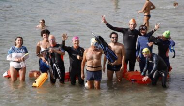 Les Libres Nageurs se mouillent pour la digue des Catalans