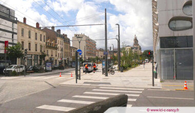 le trolleybus dévié adopte le plan B2