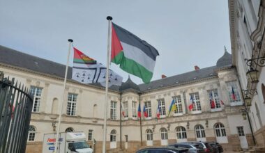 le drapeau palestinien hissé à Nantes, le préfet rappelle à l'ordre
