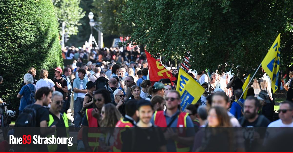 forces de l'ordre blindées et manifestation "réussie"