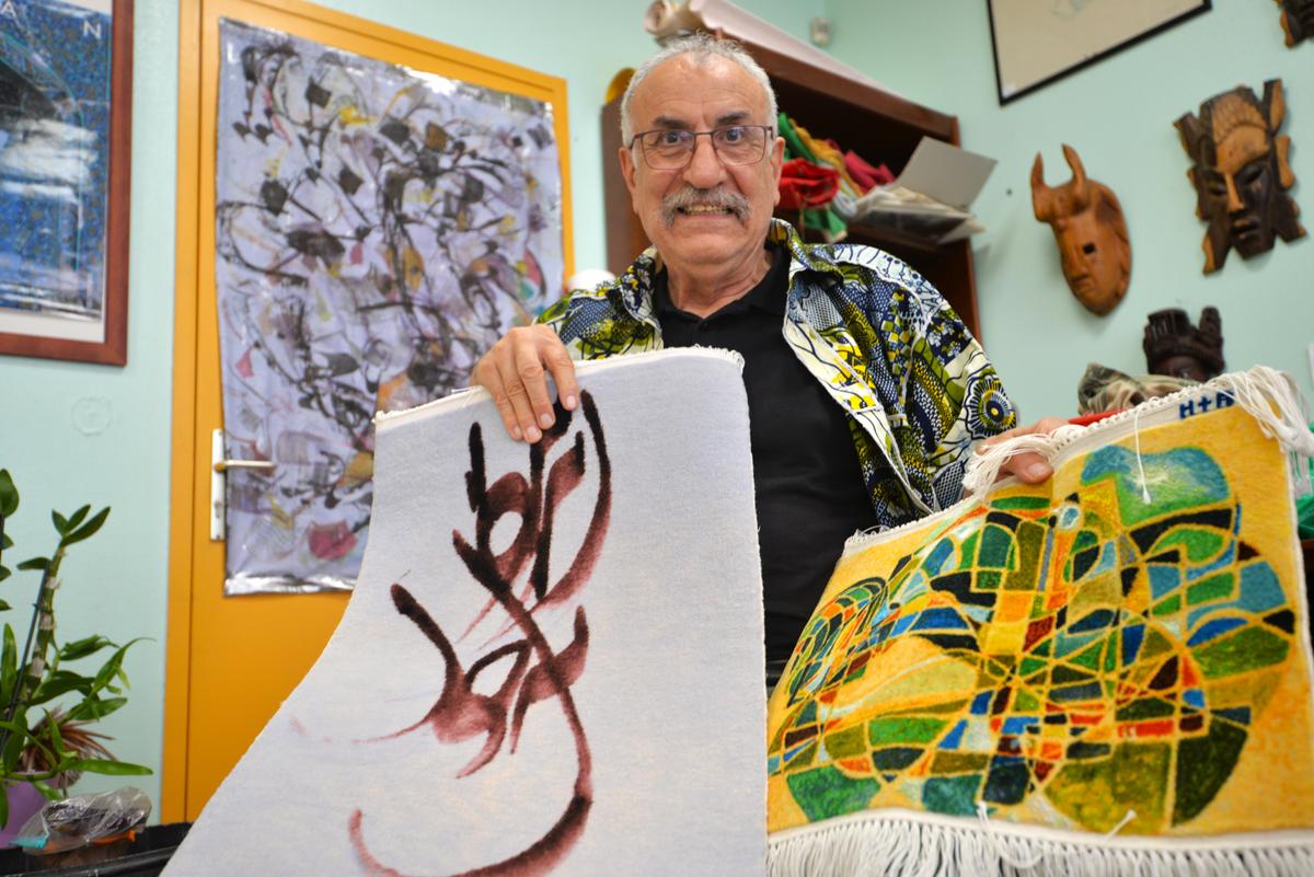 Hassan Makaremi peint depuis l’enfance et plus sérieusement depuis 1995.