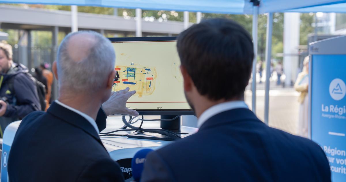 des scanners d’aéroport testés dans un lycée lyonnais pour détecter les armes blanches