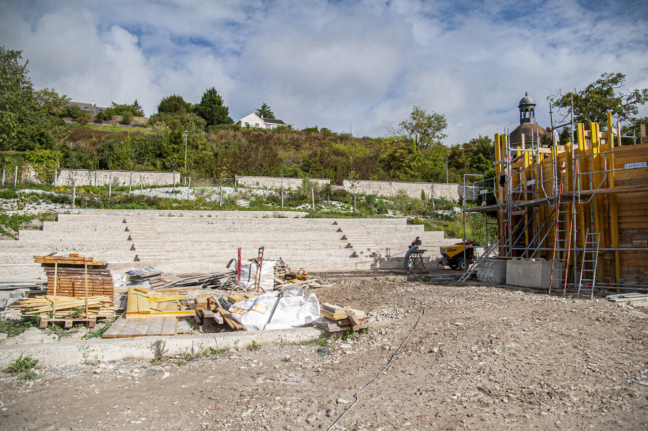 près de Rouen, le chantier de la future halle polyvalente avance à son rythme