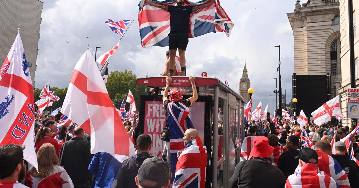 à Londres, un raz-de-marée nationaliste à l’appel du meneur Tommy Robinson