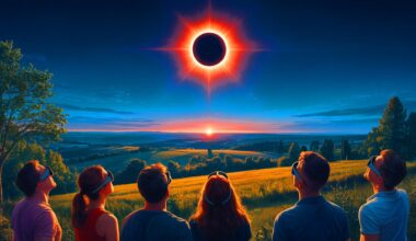 Illustration de l'éclipse solaire totale prévue en France le 3 septembre 2081.