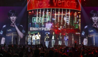 Le groupe ENHYPEN enchante l’Accor Arena pour son premier concert parisien