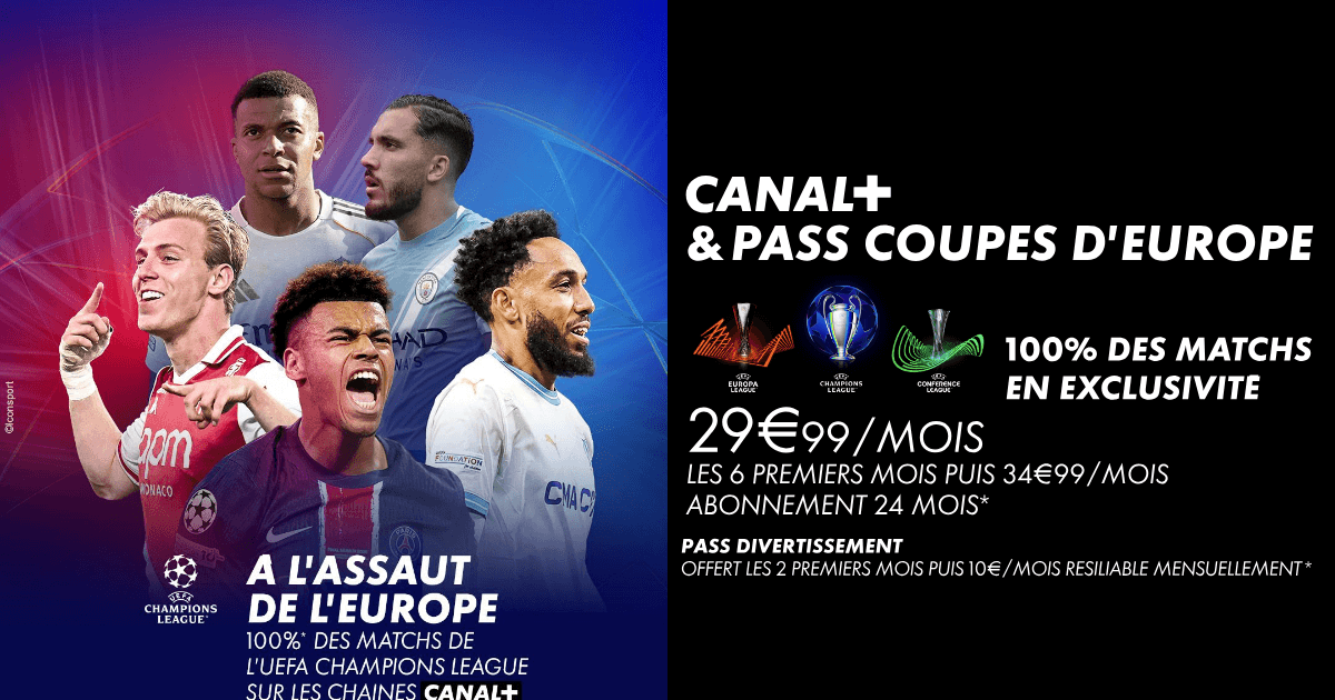 suivez tous les matchs du Paris SG, de l’Olympique de Marseille et de l’AS Monaco en direct cette saison