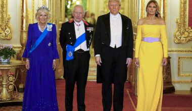 Pompe royale et manifestations pour la visite de Trump au Royaume-Uni