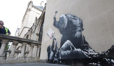 une fresque de Banksy effacée par les autorités britanniques