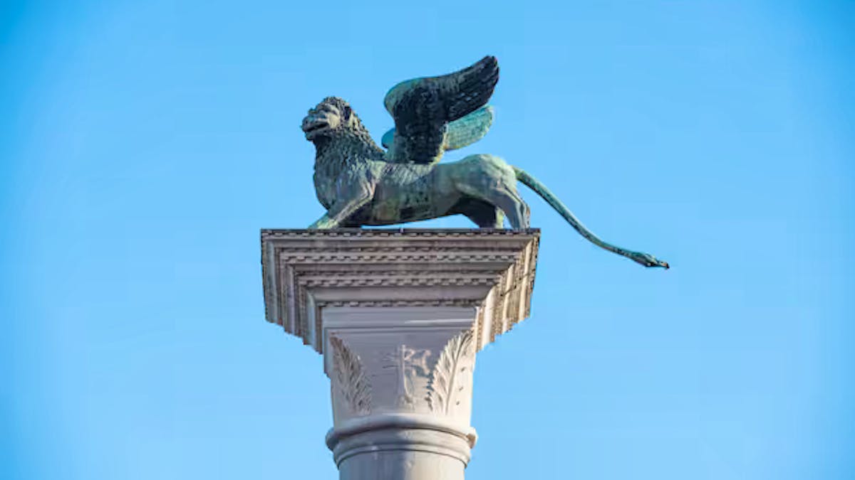 Venise: le lion de la place Saint-Marc pourrait être une sculpture chinoise
