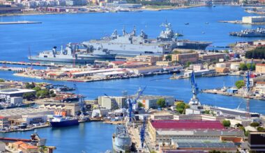 De nouvelles infrastructures portuaires dédiées au PA-NG dans la base navale de Toulon