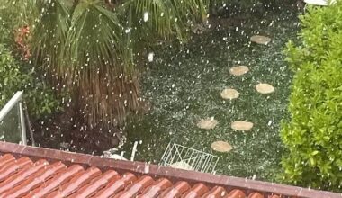 Un violent orage de grêle très localisé sur Nice: découvrez les images