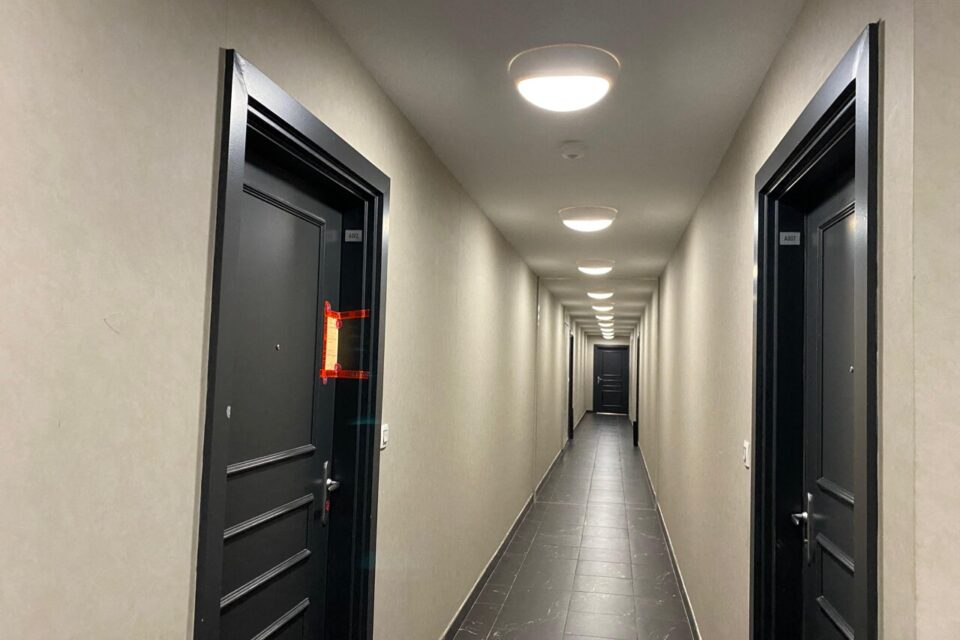 L'appartement où s'est déroulé l'homicide.