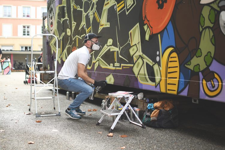 Festival colors urban art street art (21) Sleigh