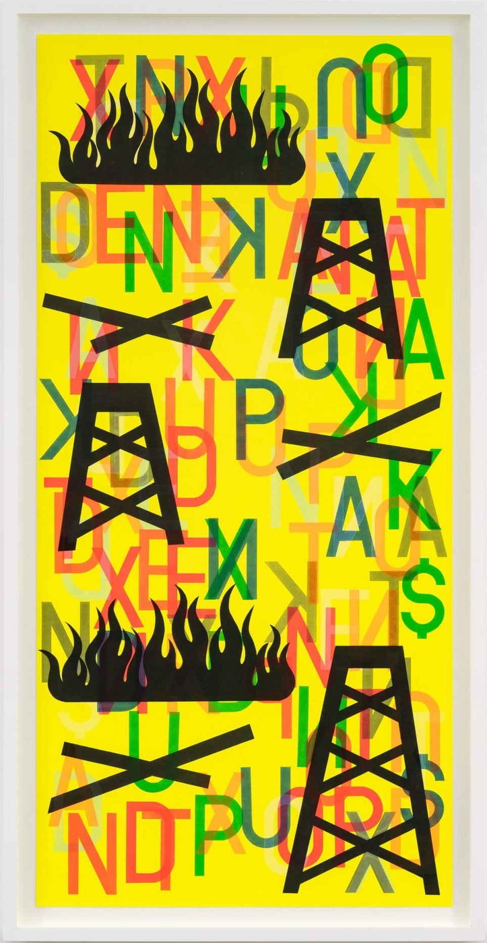 Nina Chanel Abney, Find me in the fine print