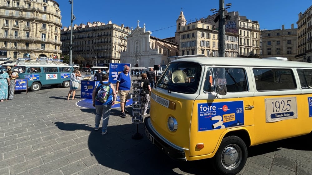 Animations, combi vintage... un avant-goût de la Foire de Marseille sur le Vieux-Port ce samedi