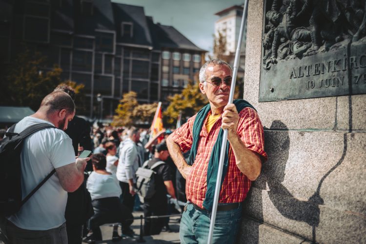 10 septembre, bloquons tout, Manifestant