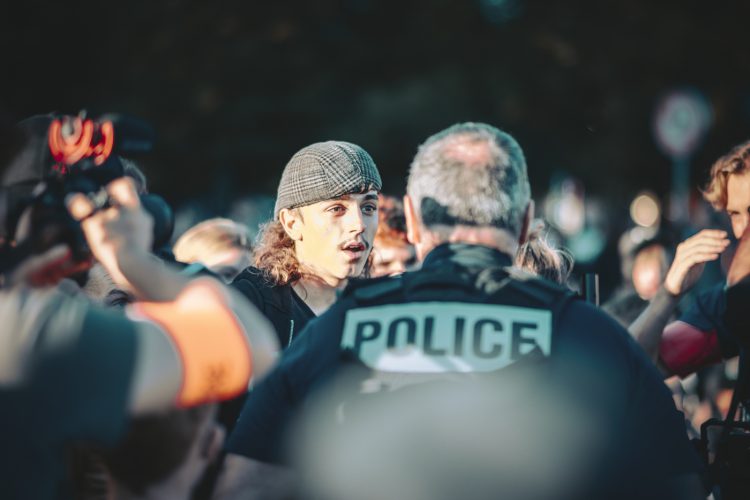 10 septembre, bloquons tout, Police, manifestant