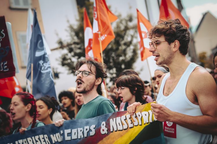 10 septembre, bloquons tout, Manifestant