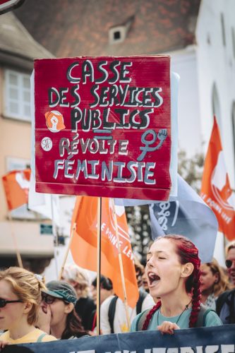 10 septembre, bloquons tout, Manifestant