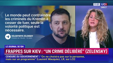 Frappes sur Kiev : "un crime délibéré" (Zelensky)