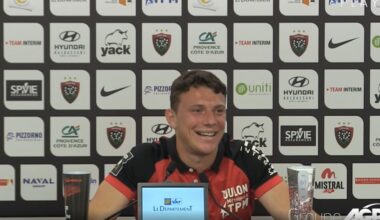 Paolo Garbisi : « Je m’entends super bien avec lui, c’est cool de se retrouver ici, à Toulon ! »