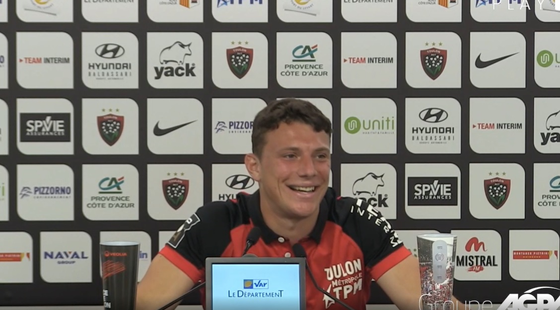 Paolo Garbisi : « Je m’entends super bien avec lui, c’est cool de se retrouver ici, à Toulon ! »