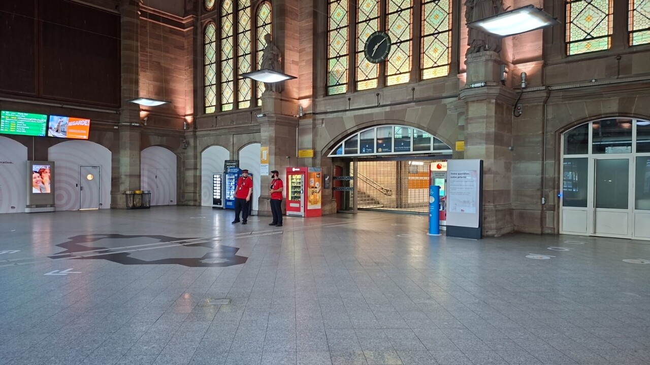 La gare de Strasbourg partiellement fermée à cause d'un colis suspect
