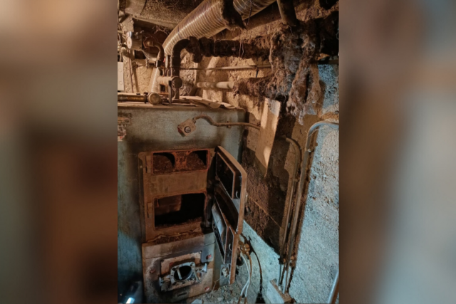 La chaudière au fioul du restaurant est trop vieille pour être réparée. (© Document remis à actu Grenoble)