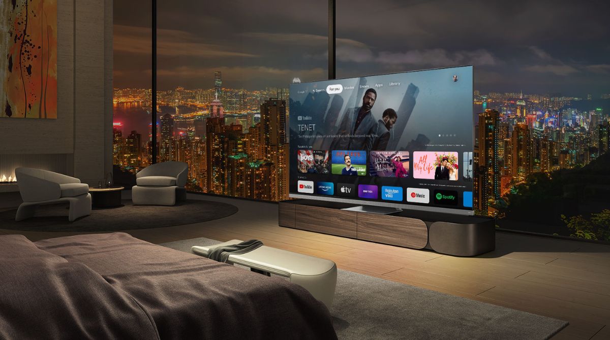 Google TV dans une chambre