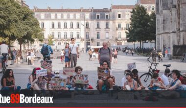 Sit-in de quatre grévistes de la faim devant la mairie pour une rupture totale du jumelage Bordeaux-Ashdod