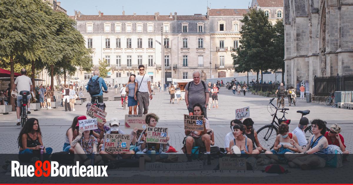 Sit-in de quatre grévistes de la faim devant la mairie pour une rupture totale du jumelage Bordeaux-Ashdod