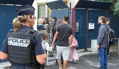 des policiers et gendarmes mobilisés devant les écoles pour la rentrée