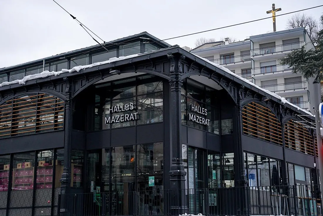 Halles Mazerat hiver