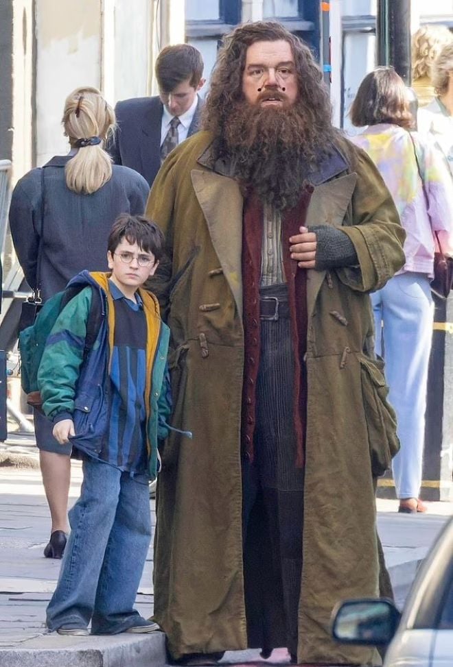 Harry et Hagrid