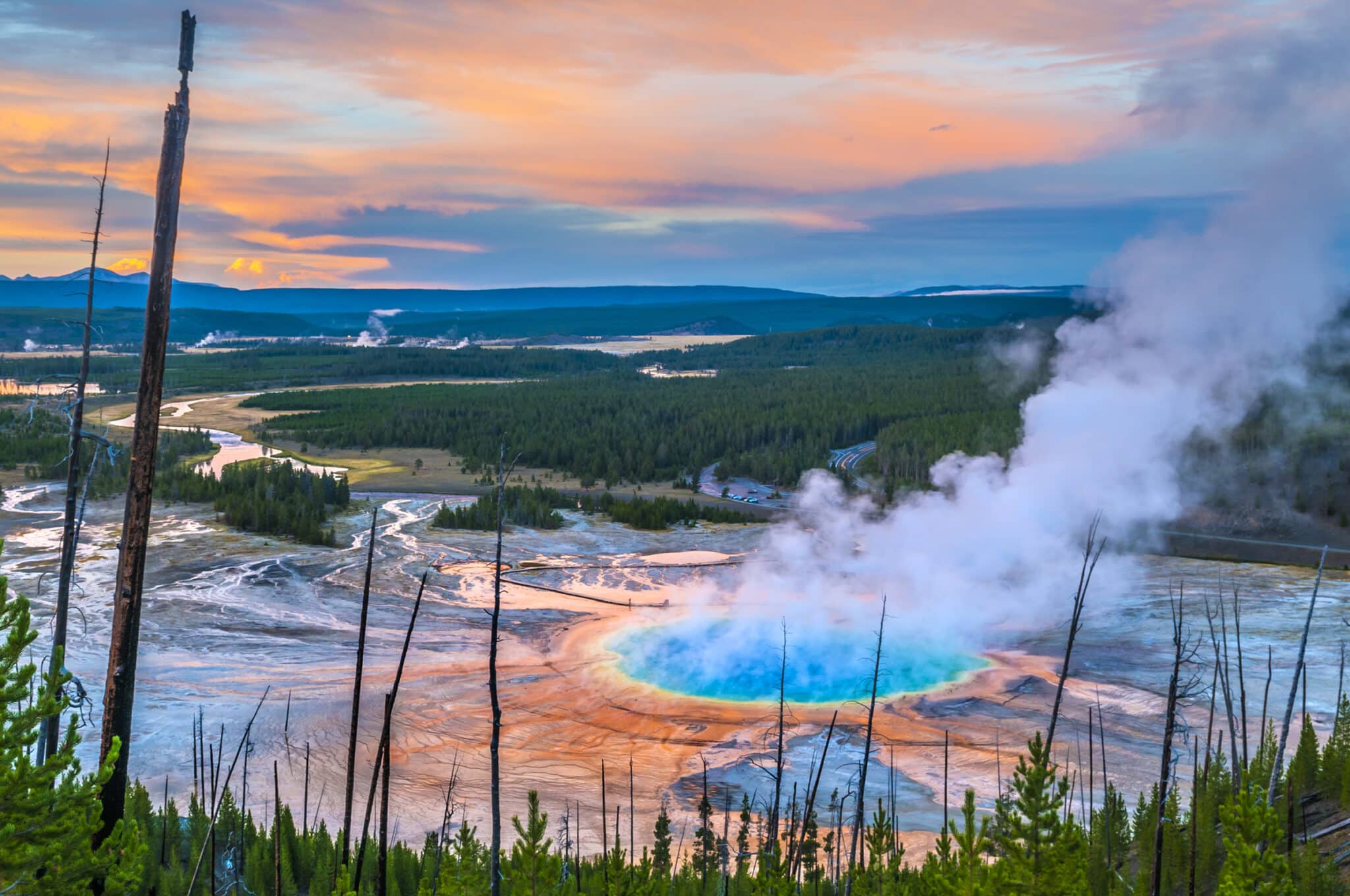 source chaude Yellowstone