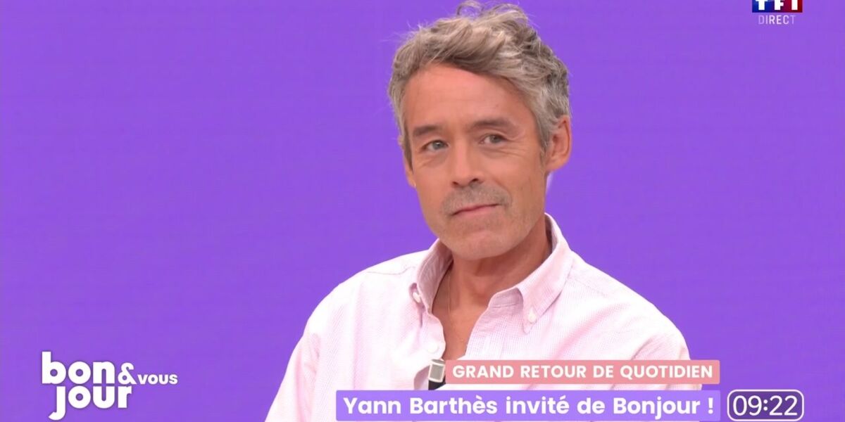 Yann Barthès dévoile pourquoi il a radicalement changé de look dans Quotidien